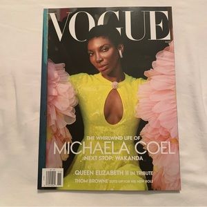 Vogue Whirlwind Life Michaela Coel Next Stop Wakanda Issue 11/2022 Magazine